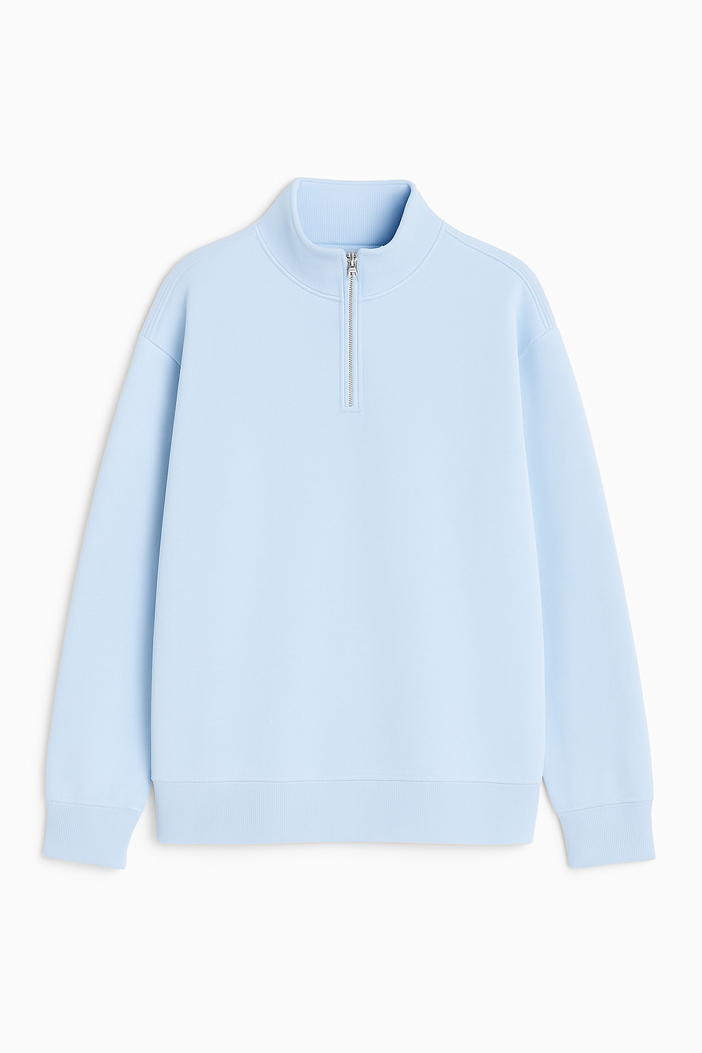 Warm Cotton Fleece Zip Sweatshirt – Stylish, Easy & Winter-Ready